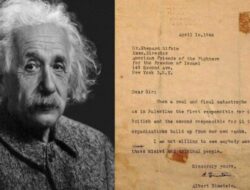 Fenomenal! Surat Viral Albert Einstein dan Ramalan Kehancuran Negeri Israel