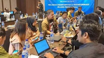 AMSI Memperlatih 30 Jurnalis untuk Melawan Penyebaran Hoaks menjelang Pemilu 2024