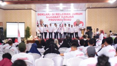 Kekuatan Buruh di Riau Bersatu, Teguh Mendukung Ganjar-Mahfud dalam Pemilihan 2024