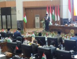 Dekorasi Bela Palestina Menghiasi Paripurna DPRD Kabupaten Bogor, Galang Donasi Dilakukan