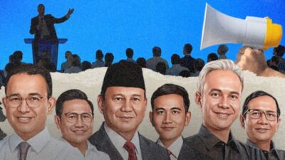 3 Pasangan Calon Presiden dan Wakil Presiden dalam Kampanye Pilpres 2024