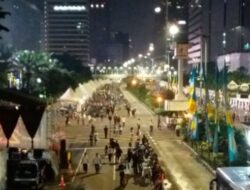 Pengalihan Arus Lalu Lintas di Sudirman-Thamrin saat Car Free Night Malam Tahun Baru