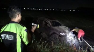 Mobil Terjun ke Sawah di Klaten, Pengemudi Tidak Diketahui Tahu Jalan