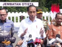 Jokowi Menghabiskan Biaya Rp 50 Miliar untuk Meresmikan Jembatan Otista di Kota Bogor