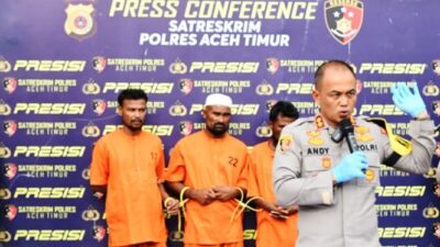 Polisi Menetapkan Tiga Orang Rohingya dari Etnis Rohingya Sebagai Tersangka Penyelundupan 47 Orang ke Aceh Timur