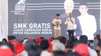 Ganjar Berjanji Menyediakan 1 SMK Gratis di Setiap Kabupaten/Kota dengan Anggaran Rp 50 Triliun