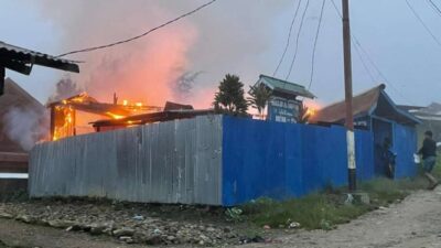 Masjid Al-Amaliah di Puncak Jaya Papua Tengah Terbakar, Polisi Menemukan Barang Bukti