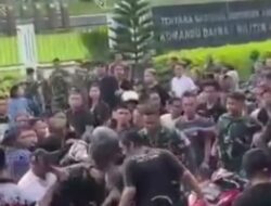 Pasukan TNI Kecewa dan Marah, Menghukum Pengantar Jenazah Arogan dengan Menggunakan Knalpot Brong