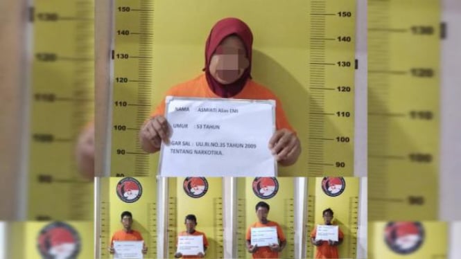 Wanita Paruh Baya Dikendalikan Jaringan Narkoba yang Diungkap oleh Polres Labusel