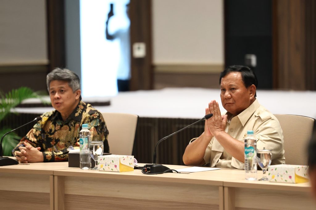 Silaturahmi ke KWI, Prabowo: Kita Komitmen pada Kontestasi yang Santun dan Damai