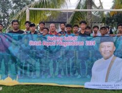 Milenial Pangandaran Mendukung Dadang-Iwan Maju Pilkada 2024