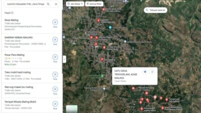 Kampung Maling Di Google Maps, Wilayah Sukolilo Pati Yang Telah Berubah Nama