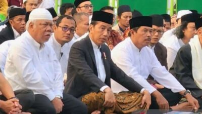 Presiden Jokowi Salat Id di Lapangan Simpanglima Semarang ialah Momen yang Berkesan