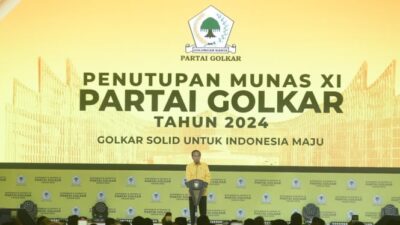 Jokowi Merasa Nyaman Berada di Munas Golkar: Saya Merasa Senang