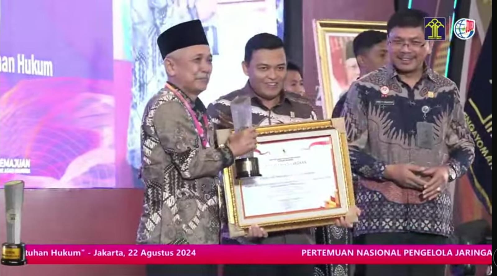 JDIH DPRD Pangandaran Meraih Gelar Juara Nasional Terbaik 2024