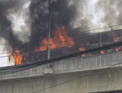 Bus Angkut 58 Anak TK Terbakar di Tol Wiyoto Wiyono, Diduga Penyebabnya